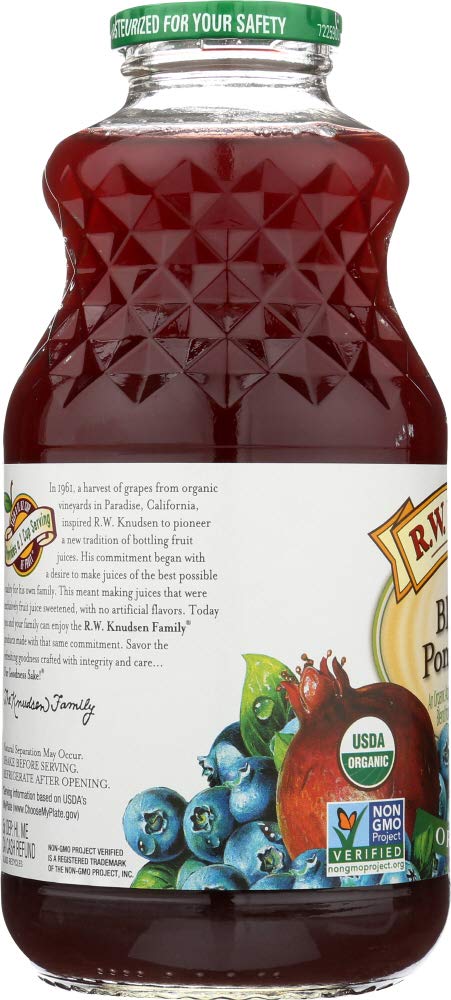 Organic Blueberry Pomegranate Juice - Refreshing Beverage