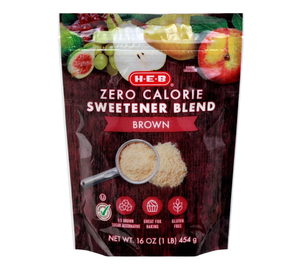 HEB Zero Calorie Sweetener Blend Sugar Alternative Made with Monk Fruit Extract 16oz
