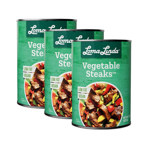 Loma Linda - Plant-Based Meats (Vegetable Steaks (15 oz.), 3 Pack)