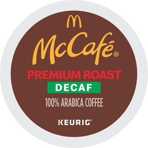 48 Count McCafe Premium Roast Decaf, Keurig Single Serve K-Cup Pods, Medium Roast Coffee Pods
