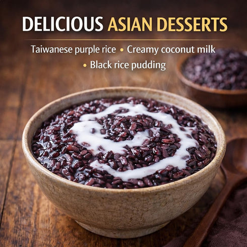 MAJI RICE Packed 1.2 Taiwan Purple Rice Black Glutinous Rice Whole Grain Sticky Rice Vacuum Perfect for Desserts