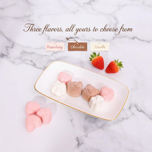 DYBOEDYO 5.29oz/150g,Strawberry, Freeze Dried Ice Cream Chocolate, and Original,Creamy & Crunchy Treat,Individually