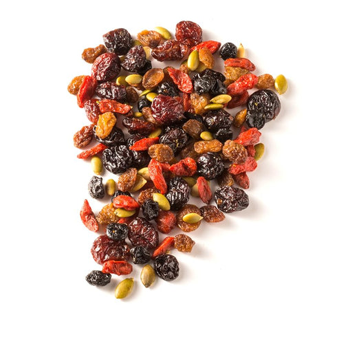24 (Pack 1) Made in Nature Organic Superberry Fruit Fusion, Ounce of Fruit and Nut Trail Mix, Non-GMO, Unsulfured