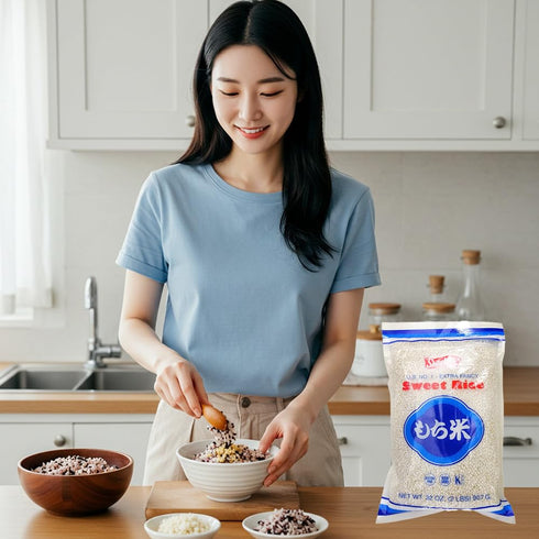 2LB Sweet Rice Mochigome Extra Fancy Sticky Rice Glutinous Short Rice