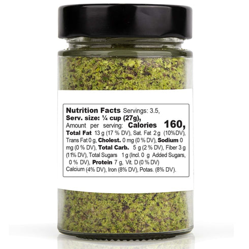 80 GUSTO ETNA Pistachio Flour, g, Sicilian Fine Chopped Pistachio Flour, Ground Pistachios, Pistachio Powder, Gluten