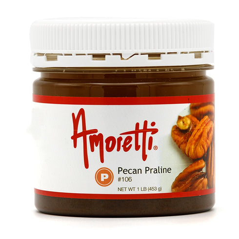 Amoretti Pecan Praline - Ultra Smooth Roasted Pecan Butter (No Sugar Added)