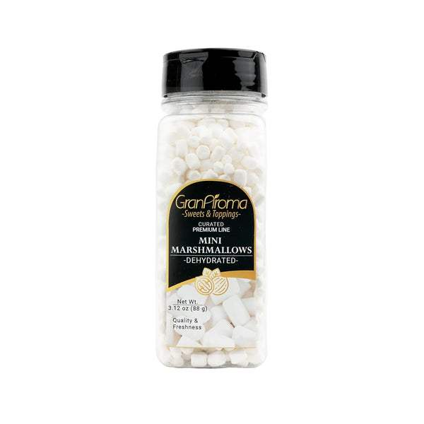GranAroma Dehydrated Marshmallows, Crunchy, Perfect for Hot Cocoa, Cereal Topping, Baking, and
