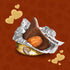 Buha Sweets 1lb Gold Foil Almond Milk Chocolate Kisses- St. Patricks Day Individually Wrapped Almond-Filled Chocolates