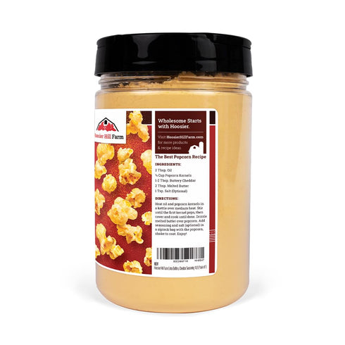 1LB (Pack 1) Hoosier Hill Farm Buttery Cheddar Seasoning, Flavor Boosters