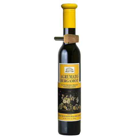 Agrumato Bergamot Olive Oil, Cold Pressed Italian Extra Virgin with Fresh Citrus Peel,