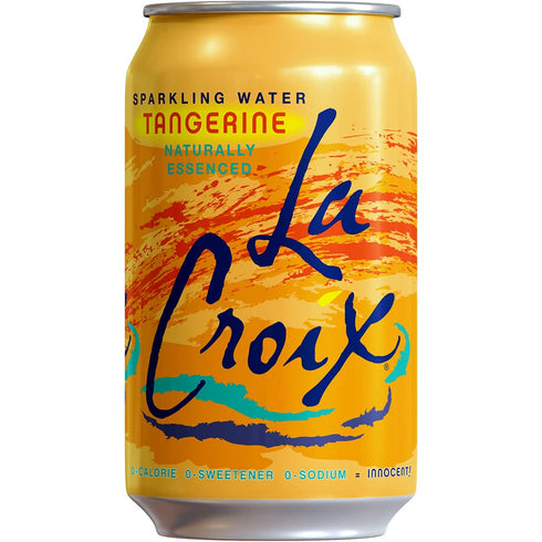 12 Oz (pack 8) La Croix Sparkling Water, Tangerine, Fl