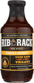 Rib Rack Sweet Honey BBQ Sauce, 19 Ounce (Pack of 6)
