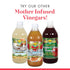 16 OZ, Dynamic Health Organic Raw Apple Cider Vinegar with Mother & Honey | Vegetarian, Non-GMO, No Gluten orArtificial