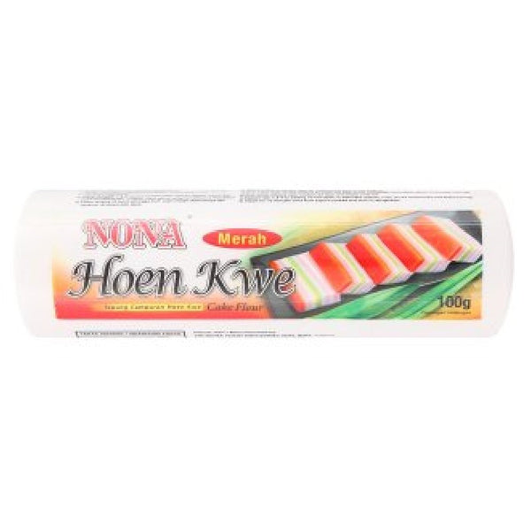 munchy's Nona Tepung Hoen Kwe Cake Flour 100g (Red Cake Flour, 3 Pack)