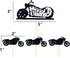 LaVenty 25 PCS Motorcycle Cake Topper - Scooter Cupcake Toppers for Man’s or Boy’s Birthday Party