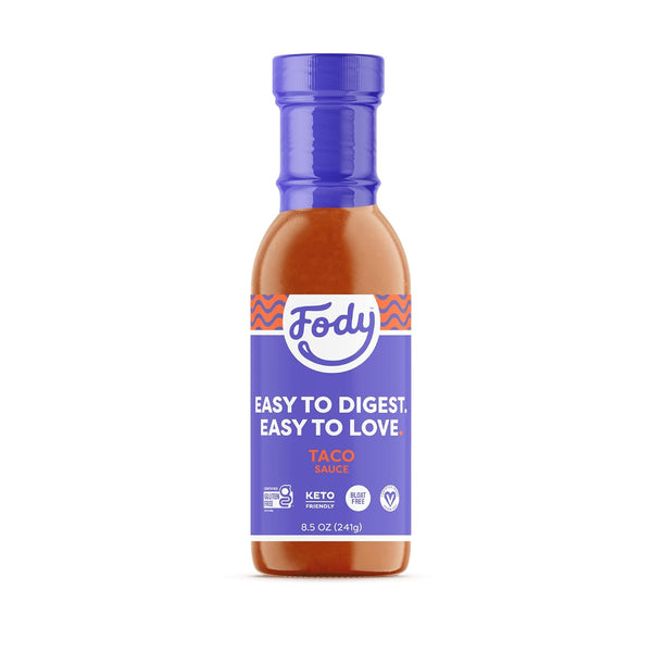 Fody Foods Vegan Taco Sauce Marinade, 8.5 Ounce - Avocado Oil & Red Sauce, Low Fodmap Certified