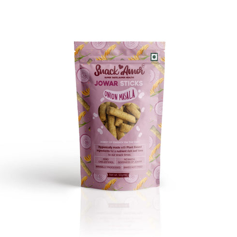 SnackAmor 3 (Pack 6 300G) Tea Time Healthy Snacks Goodness Of Jowar & Quinoa Minimally Processed Jowar Sticks