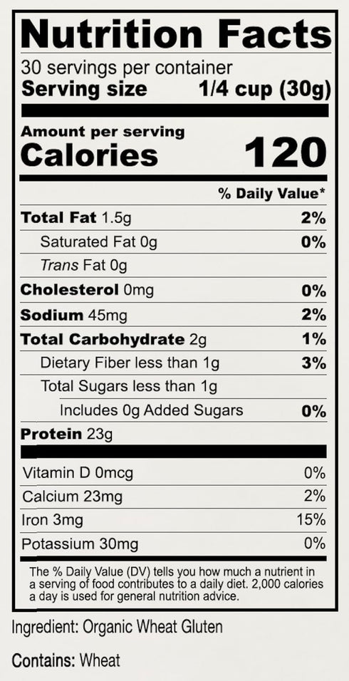 2 lb, Anthony's Organic Vital Wheat Gluten, High in Protein, Vegan, Non GMO, Keto Friendly, Low Carb