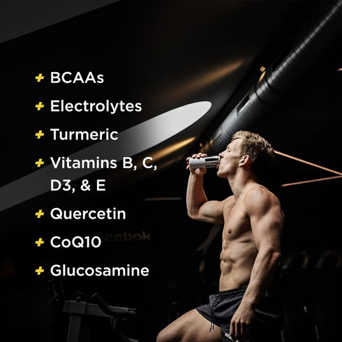 1 Omega-3s, 40 12 Oz FITAID, Number Post-Workout Recovery Drink, Contains BCAAs, Glucosamine, Calories, Fl