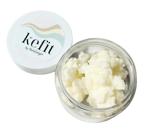 NatuDelight 3 Kefit by - Live Milk Kefir Grains - Teaspoons Fresh Active Starter Culture - DIY Homemade Fermented