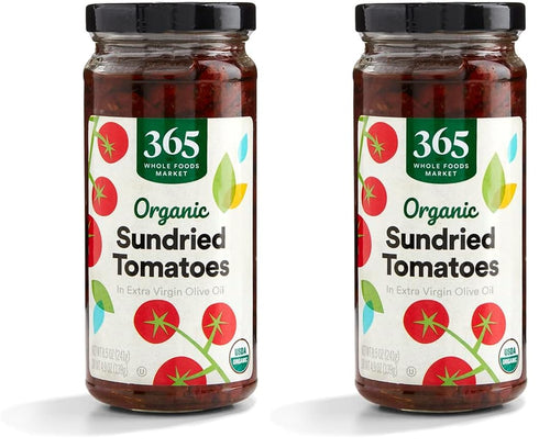 365 by Whole Foods Market, Organic Sundried Tomatoes In Olive Oil, 8.5