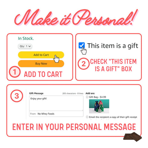 (2 Pack) Vegan Gifts | Allergy Friendly Gift | I Miss You | Milkless Occasion Chocolate Bars | Vegan, Dairy Free