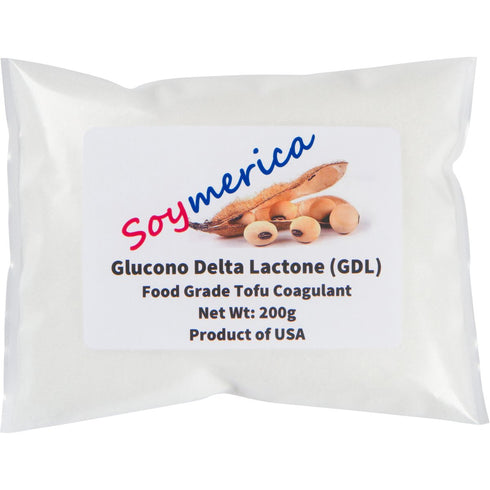 Soymerica Tofu Coagulant - 200g Premium Glucono Delta Lactone (GDL). Food Grade. 100%