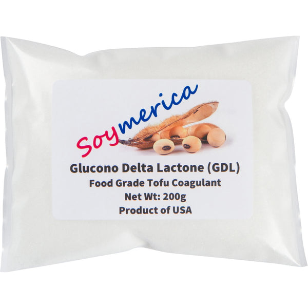 Soymerica Tofu Coagulant - 200g Premium Glucono Delta Lactone (GDL). Food Grade. 100%