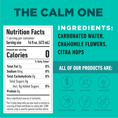 16 HOPLARK The Calm One Sparkling HopTea, FZ