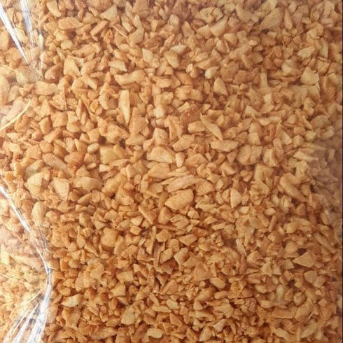 8 oz Jans Crispy Fried Garlic | Garnishing, Seasoning, Topping | Large