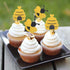 25 Pcs Glitter Bumble Bee Cupcake Toppers, What Will It Bee Cake Topper, Gender Reveal Party Decorations