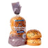 Bakerly, The Brioche Pre-Sliced Burger Buns With Tuxedo Sesame Seeds, Pack of
