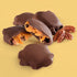 80 5 lb Dark Chocolate Pecan Patties Pieces, Box Dark Chocolate Covered Pecans with Caramel, Pecan Clusters & Turtles