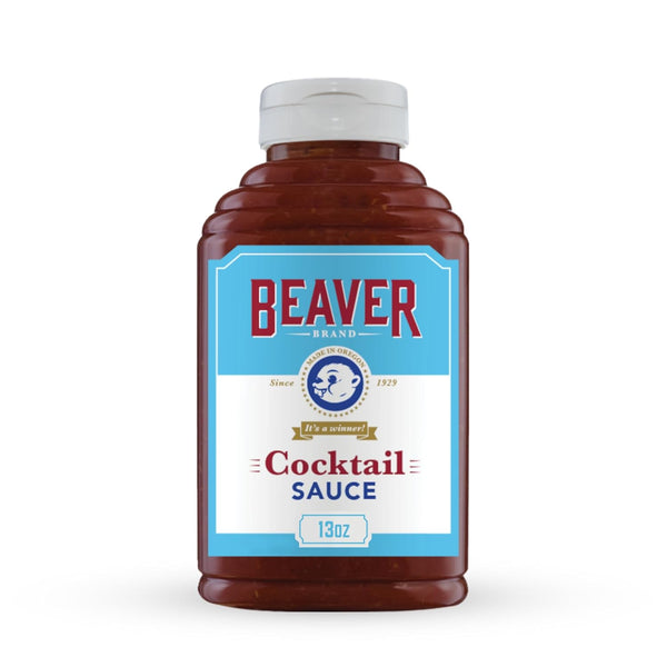 Beaver Brand Cocktail Sauce with Fresh-Grated Horseradish, 13oz, Zesty Seafood & Shrimp