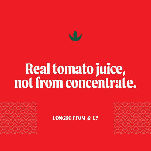 (4 Pack) 7.5 Oz Longbottom & Co. Virgin Bloody Mary Mix Tomato Juice | Premium Cocktail Mixer Made with Fresh Pressed