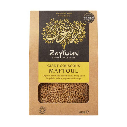 Zaytoun Organic Hand Rolled Maftoul Giant Couscous 7.05 oz