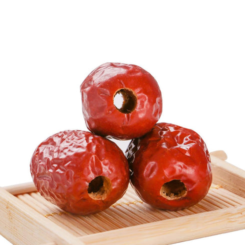 1.1lb/500g Mkostlich Jujube Date, Pitted Dates Bulk, Chinese Red Date, Large-size Jujubees, Sweet Dried Jujube Fruit