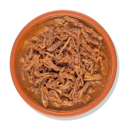 15 oz, Isadora Fully Cooked Barbacoa Mexican Style Meat Ready-to-Eat Meal, Seasoned Shredded Beef, Instant Meal, Shelf