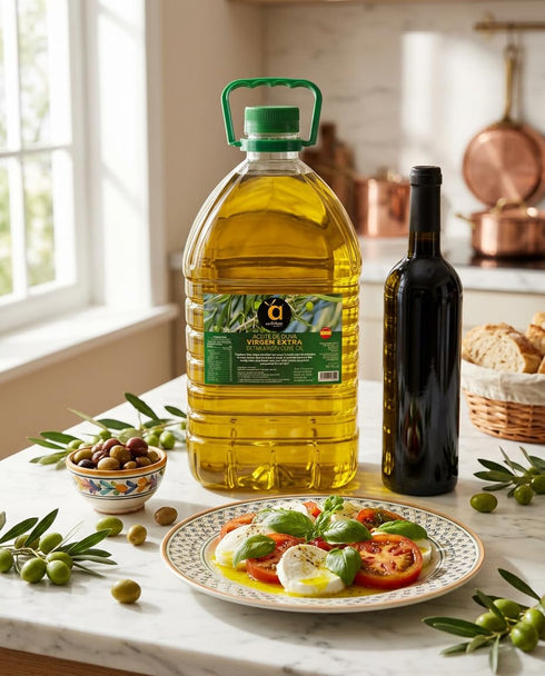 Casalbert 101 oz (3L) Extra Virgin Olive Oil fl Traditional Spanish, Perfect for Salads, Tapas & Creative Cooking EVOO
