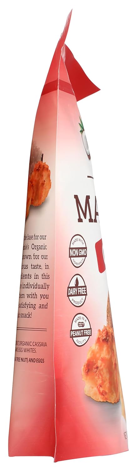 Organic Coconut Macaroons by Jennies, 5.25oz | Dairy Free | Peanut Free | Gluten Free | Individually Wrapped