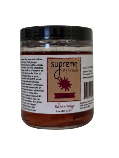 K KAIZEN8 Kaizen8 Supreme Red Wine Mother of Vinegar, Raw Liquid Form, 8 Fl
