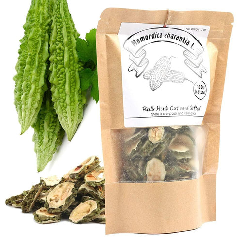 EidolonGreen Organic Sun-Dried Bitter Melon Tea (Kugua/??/??), 3 oz (88g) Dried Bulk Chinese Herbal