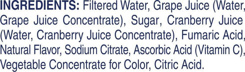 10 Oz 6 Count Ocean Spray Cran-Grape Cranberry Grape Juice Drinks, Fl Bottles