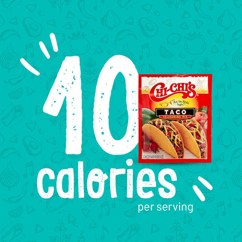 CHI-CHI’S Taco Seasoning Mix, 1.25 oz, Pack of 24