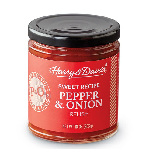Harry & David Sweet Pepper & Onion Relish, Plant Based Condiment, Hamburger