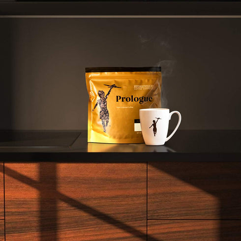 Storyville Coffee Prologue Blend - Premium Whole Bean Fresh Roasted Medium Roast Coffee, 8 Ounces