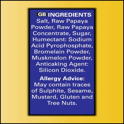 1.4 oz (40g) (Pack 3) Shan - Natural Meat Tenderizer Powder - Papaya Based Seasoning Mix