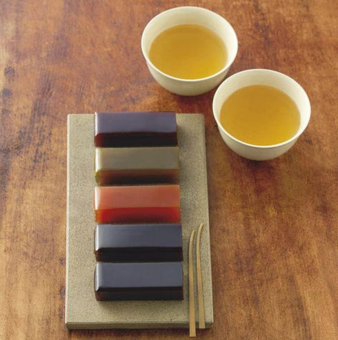 TSTADVANCE 5 Toraya Yokan Japanese Sweets Azuki Bean Jelly Piece For Gifts And Presents