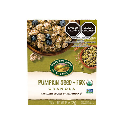 Nature's Path Organic Granola Cereal, Pumpkin Seed + Flax, 11.5 Ounce Box