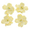 Global Sugar Art Dogwood Rose Sugar Cake Flowers, Yellow with Stamen, with